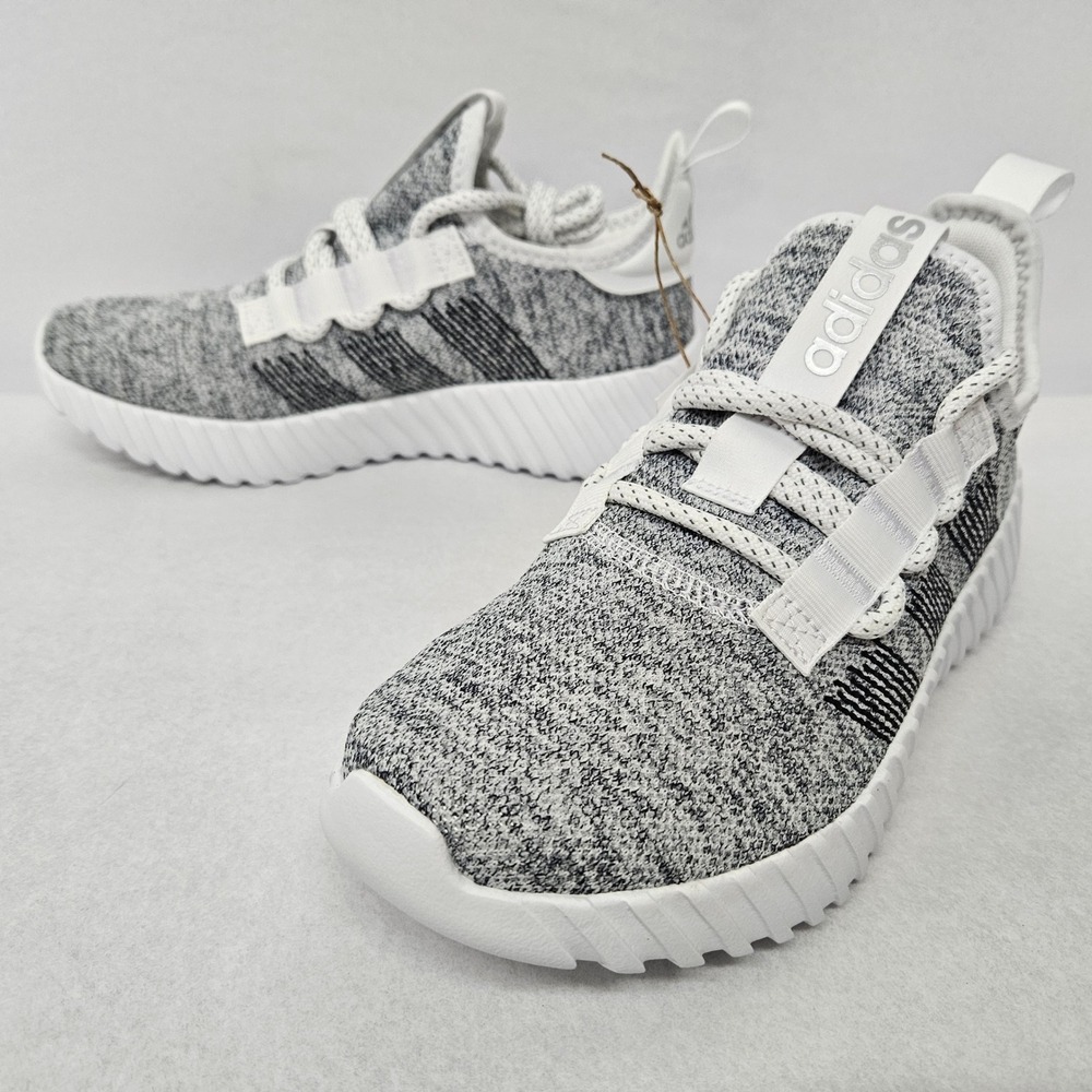 Adidas Women's Kaptir Flow Running Shoes ID6640 Gray White Sz 8 - Picture 4 of 11